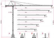 Gru a torre - rotazione alta Raimondi MR 99-A