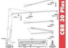 Gru a torre - rotazione bassa Comedil - Terex Lifting CBR 30