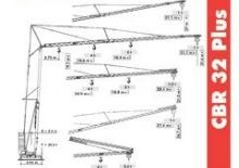Gru a torre - rotazione bassa Comedil - Terex Lifting CBR 32