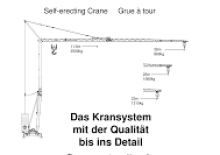 Gru a torre - rotazione bassa König K 1025 H 2