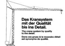 Gru a torre - rotazione bassa König K 28 S (3,1 m)
