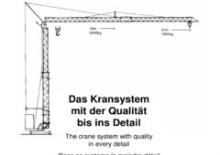 Gru a torre - rotazione bassa König K 31 S-2,6 m (2/4 )