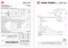 Gru a torre - rotazione bassa Terex Peiner SMK 204-2,0 m