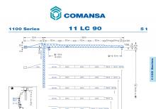 Gru a torre - rotazione alta Comansa 11LC90