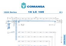 Gru a torre - rotazione alta Comansa 16LC185