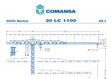 Gru a torre - rotazione alta Comansa 30LC1100
