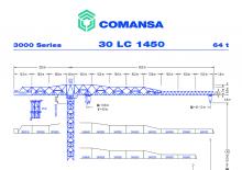 Gru a torre - rotazione alta Comansa 30LC1450