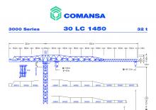 Gru a torre - rotazione alta Comansa 30LC1450
