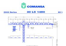 Gru a torre - rotazione alta Comansa 30LC1450