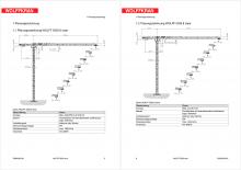 Gru a torre - rotazione alta Wolffkran 5020.8 clear
