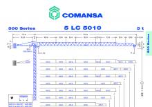 Gru a torre - rotazione alta Comansa 5LC5010
