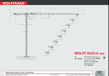 Gru a torre - rotazione alta Wolffkran 6023.8 clear