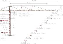 Gru a torre - rotazione alta Wolffkran 9025 cross
