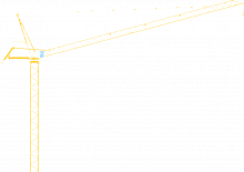 Gru a torre - rotazione alta Potain MR 608