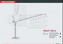Gru a torre a braccio impennabile Wolffkran 355 B