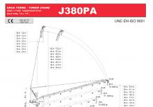 Gru a torre a braccio impennabile Jaso J380PA