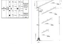 Gru a torre a braccio impennabile Terex Peiner SN 406-E-TS 212.1