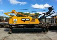Gru cingolate - braccio a traliccio Fuchs 125 R