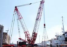Gru cingolate - braccio a traliccio Hitachi Sumitomo 6000 SL-X