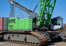Gru cingolate - braccio a traliccio Sennebogen 6300E