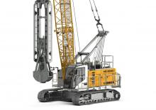 Gru cingolate - braccio a traliccio Liebherr HS 8040.1