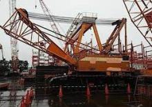 Gru cingolate - braccio a traliccio Hitachi KH 850-3