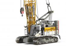 Gru cingolate - braccio a traliccio Liebherr LR 1100.1 