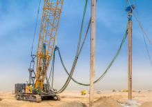 Gru cingolate - braccio a traliccio Liebherr LR 1130.1