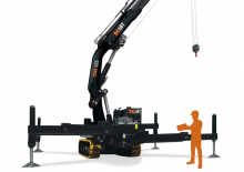 Gru cingolate - braccio telescopico BG Lift CWE 525 RT
