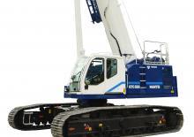 Gru cingolate - braccio telescopico Tadano GTC-550