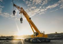 Gru cingolate - braccio telescopico Liebherr LTR 1150