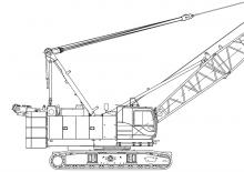 Gru cingolate - braccio a traliccio Manitowoc 10000 E-1