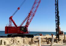 Gru cingolate - braccio a traliccio Manitowoc 8500-1