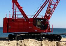 Gru cingolate - braccio a traliccio Manitowoc 8500-1