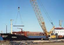 Gru cingolate - braccio a traliccio Liebherr LR 1200