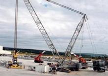 Gru cingolate - braccio a traliccio Liebherr LR 1350/1