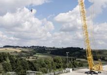 Gru cingolate - braccio a traliccio Liebherr LR 1500
