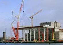 Gru cingolate - braccio a traliccio Liebherr LR 1750