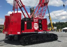 Gru cingolate - braccio a traliccio Manitowoc MLC100-1