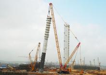 Gru cingolate - braccio a traliccio XCMG XGC28000