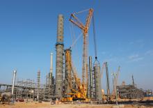 Gru cingolate - braccio a traliccio XCMG XGC800