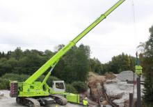 Gru cingolate - braccio telescopico Sennebogen 683 R