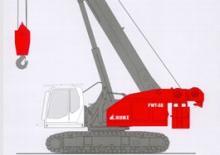 Gru cingolate - braccio telescopico Fuwa FWT-55