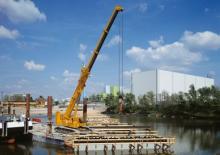 Gru cingolate - braccio telescopico Liebherr LTR 1100