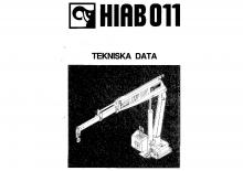 Gru per autocarro elettriche Hiab 011 B