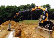 Gru per autocarro idrauliche Effer 455 5S