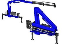Gru per autocarro idrauliche Amco Veba 803N-3 S