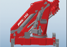 Gru per autocarro idrauliche MKG HLK 302 HP a5