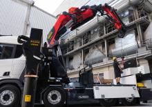 Gru per autocarro idrauliche Palfinger PK 1650 TEC E