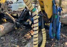 Gru per autocarro per legname Moheda 600 L